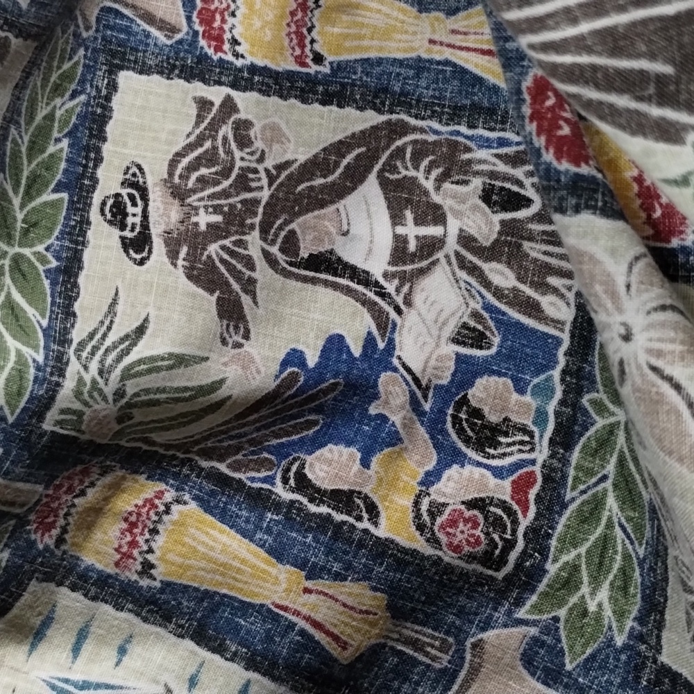 Reyn Spooner Father Damien XXL Dietrich Varez Kalaupapa Aloha Hawaiian Shirt - Picture 7 of 10